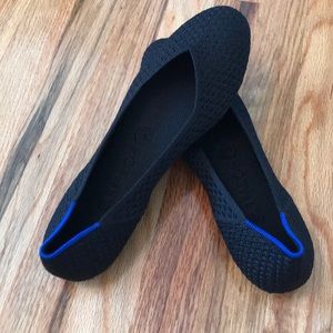 Rothy’s Black Honeycomb Flats 9